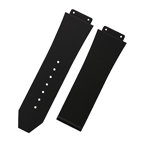 Silicone Watch Bands for Hublot Big Bang: 25mm Width, without Buckle, for Men and Women.