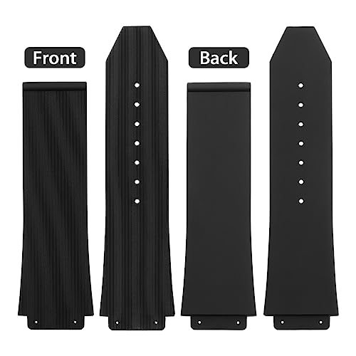 25mm Silicone Rubber Watch Band for Hublot Big Bang Watch