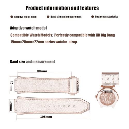 Hublot Big Bang Leather Watch Band Replacement - Men and Women