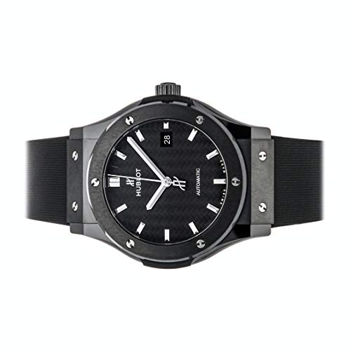 Hublot Men's Classic Fusion Black Carbon Fiber Dial Watch