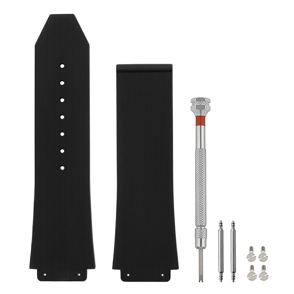 25mm Silicone Rubber Watch Band for Hublot Big Bang Watch