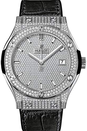 Hublot Classic Fusion Titanium 45 Full Pave Watch