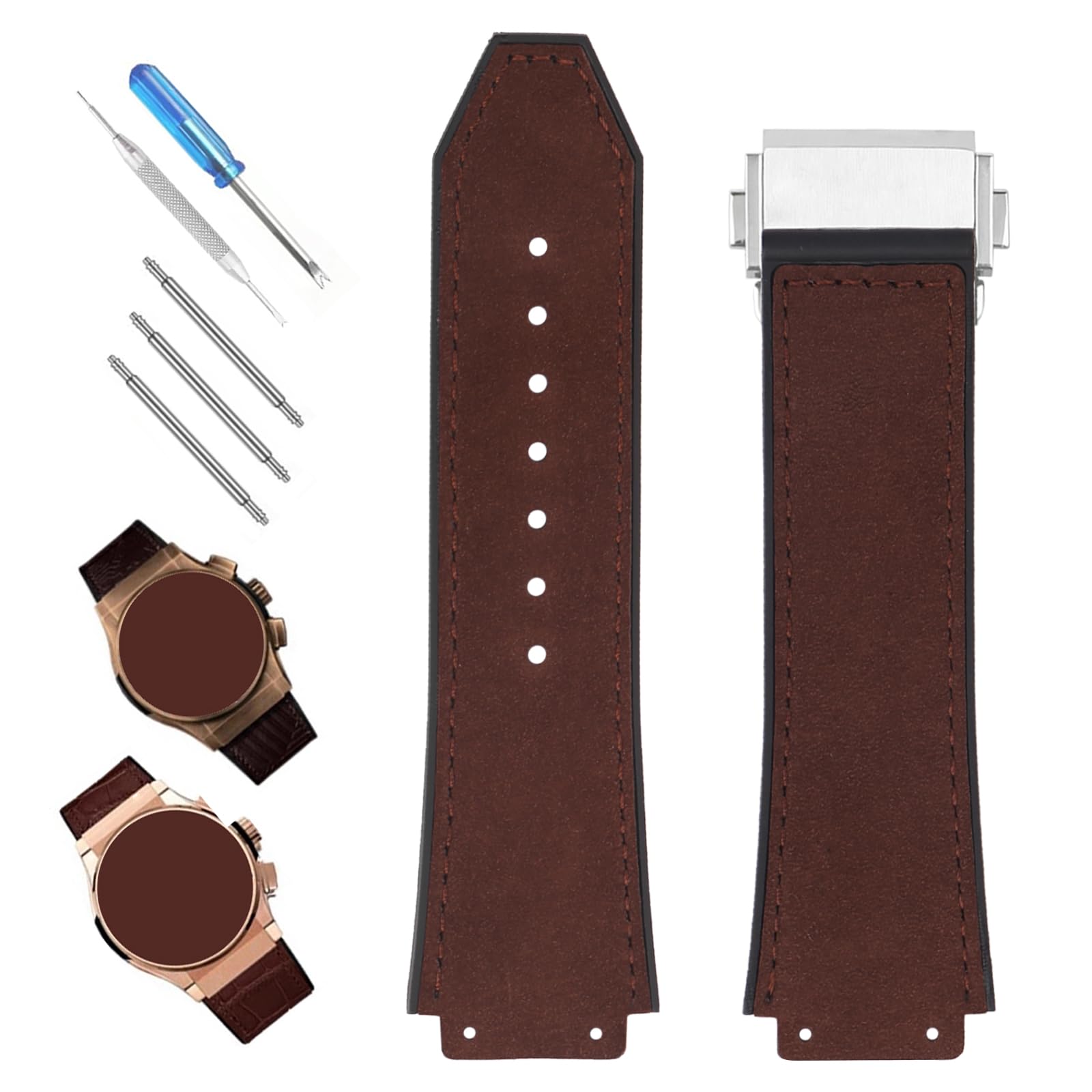 Hublot Big Bang Leather Watch Band Replacement - Men and Women